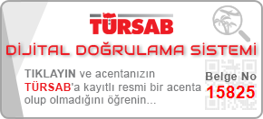 TÜRSAB Dijital Doğrulama Sistemi - Belge No 15825